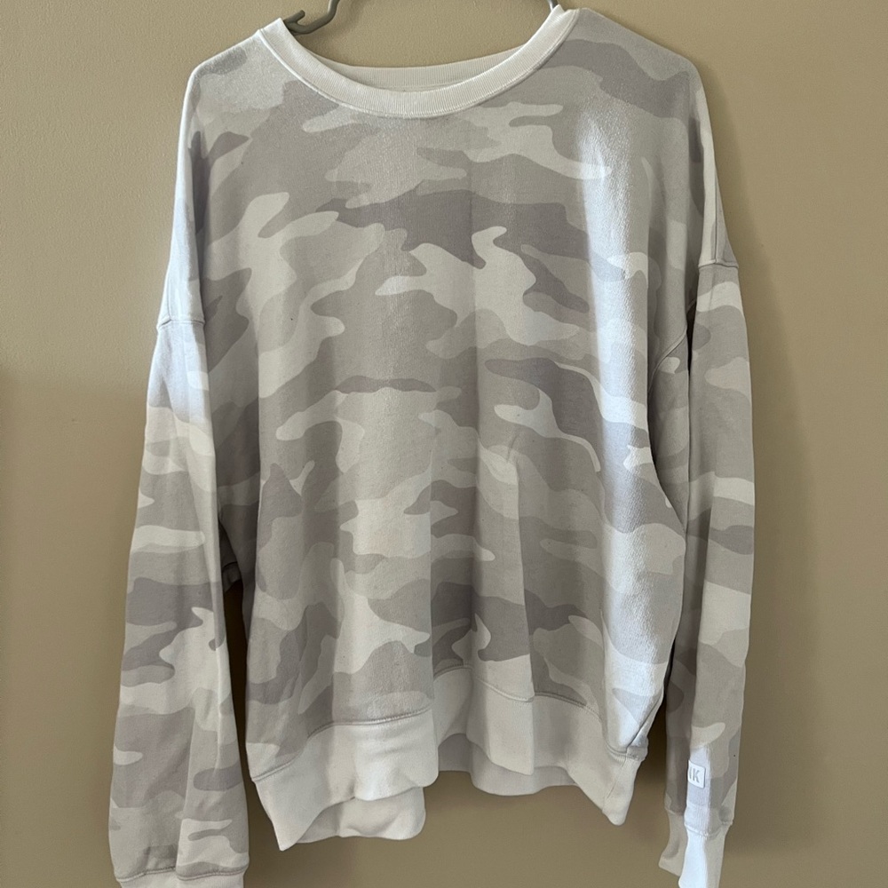 PINK Victoria Secret White Camo Sweatshirt